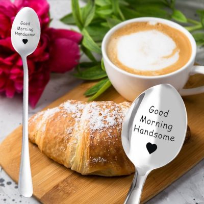 Gravirana žlica 'Good morning handsome' | HANDSOMESPOON