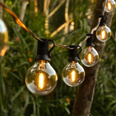 G40 globusne svetlobne verige - 25 žarnic, 7,5 m, razširljive | YARDBULBS