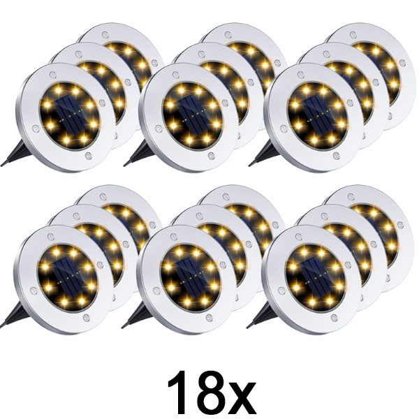 6x Solarne talne luči za zunanjo uporabo (3 kosi)  | LUMIGARD