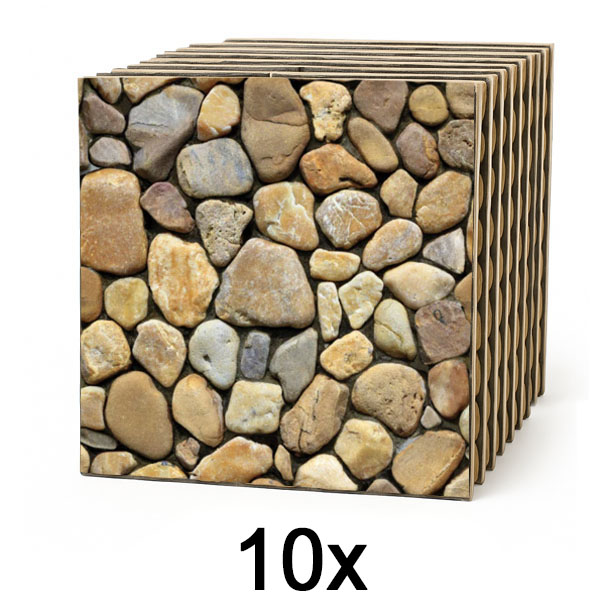 1x 3D tapete v imitaciji kamna (10 kosov) | STONEBLOCKS
