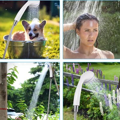 Prenosna tuš črpalka - USB polnjenje, 4-5 L/min, 1,5 m cev | HYDROPORT